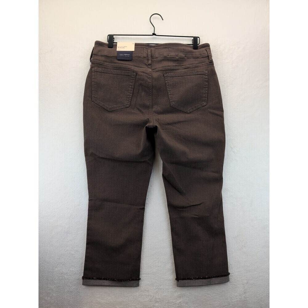 NYDJ Cool Embrace Chloe Capri Hollywood Women's Size 12 Punch Lift Tuck Tech NWT - Picture 14 of 16